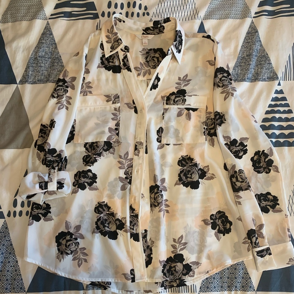 Candies Floral Blouse